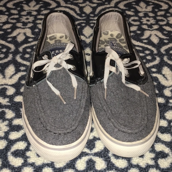 Dark gray/black patent size 8 Sperry's! - Picture 5 of 5